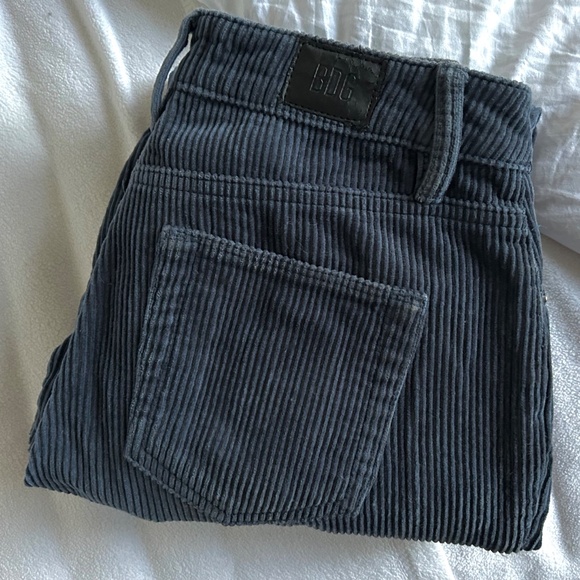UO Sz 24 BDG Blue Cords Urban Outfitters Small Fall Winter Pants - Picture 2 of 6